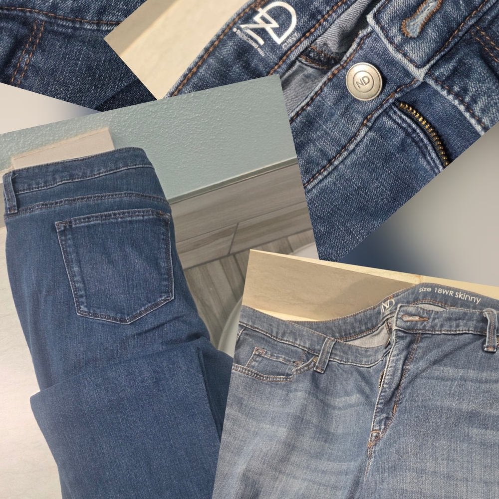 New Directions Blue Skinny Jeans